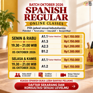 Kelas Reguler Bahasa Spanyol