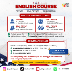 Kelas Privat Bahasa Inggris