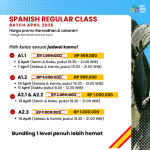 Kelas Reguler Bahasa Spanyol