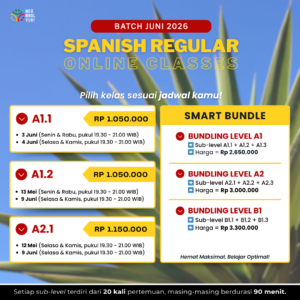 Kelas Reguler Bahasa Spanyol
