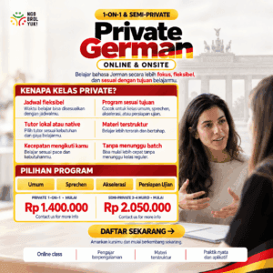 Kelas Privat Bahasa Jerman