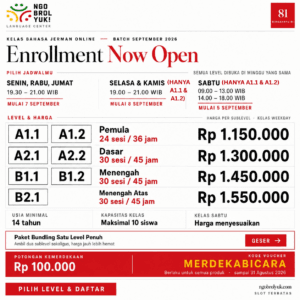 Kelas Reguler Bahasa Jerman