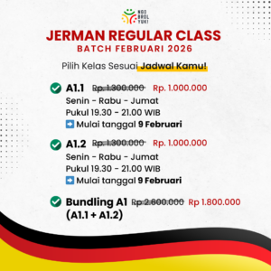 Kelas Reguler Bahasa Jerman