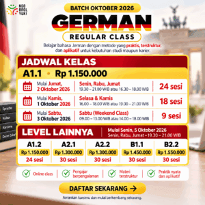 Kelas Reguler Bahasa Jerman
