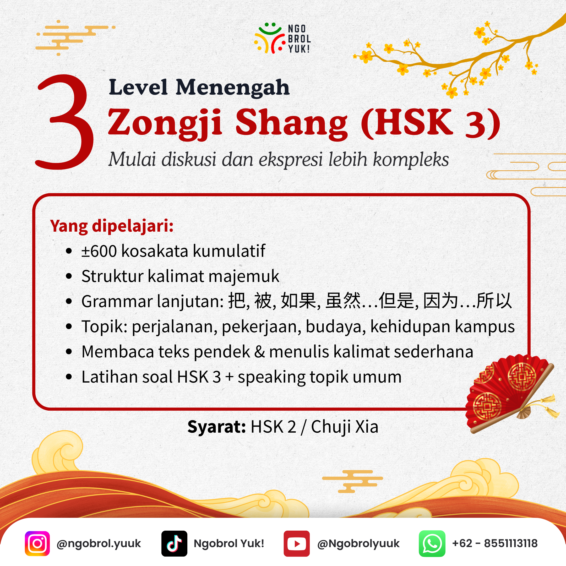 Kelas Privat Bahasa Mandarin - Gambar 4