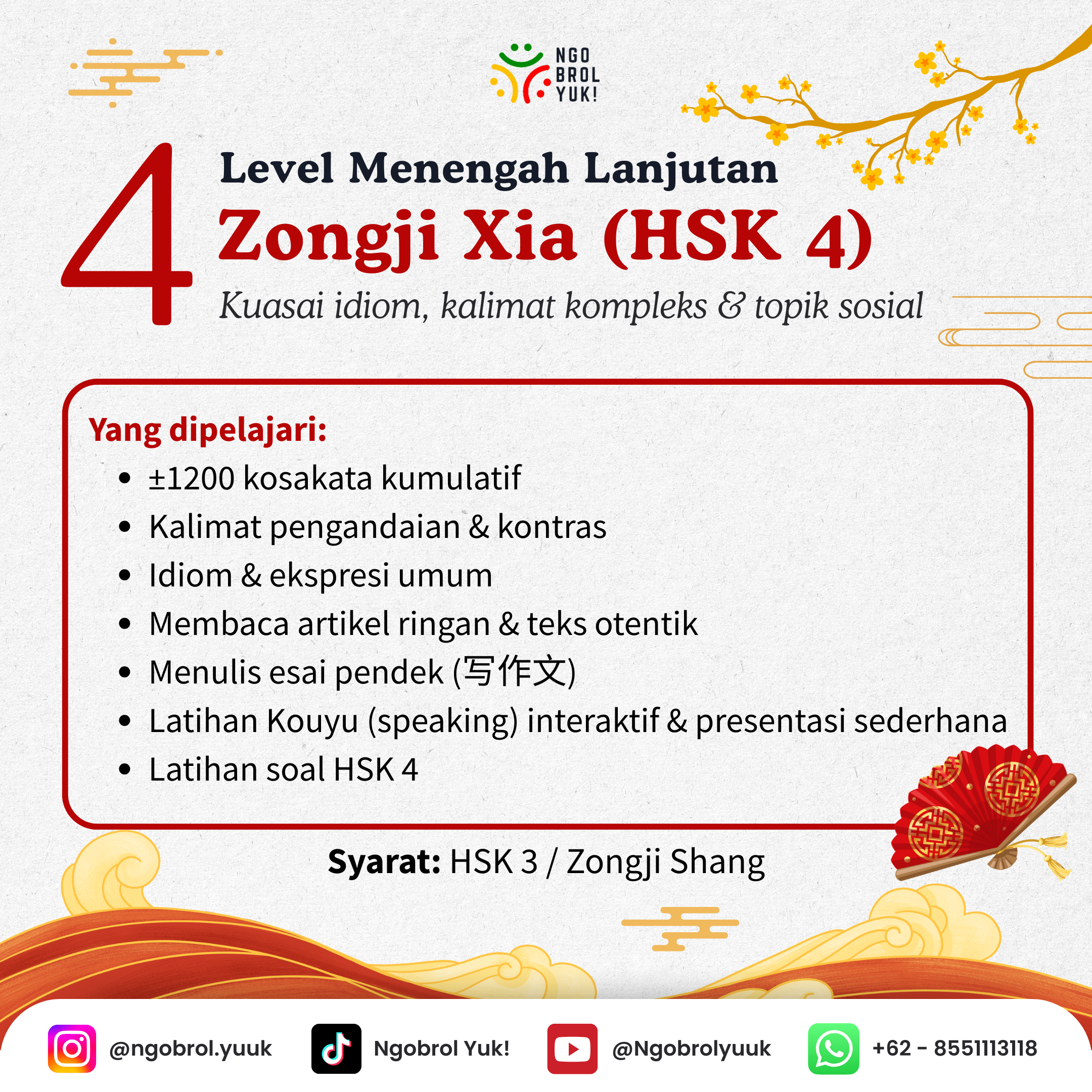 Kelas Privat Bahasa Mandarin - Gambar 5