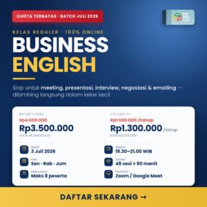 Kelas Bisnis Bahasa Inggris